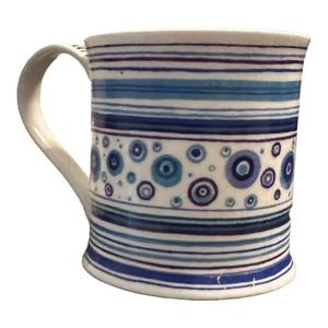 Dunoon Sunny Dreams By Jane Heyes Bone China Mug, Made In England Blue Purple
